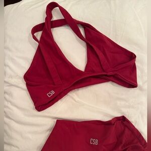 CSB Red Women's Crop Top